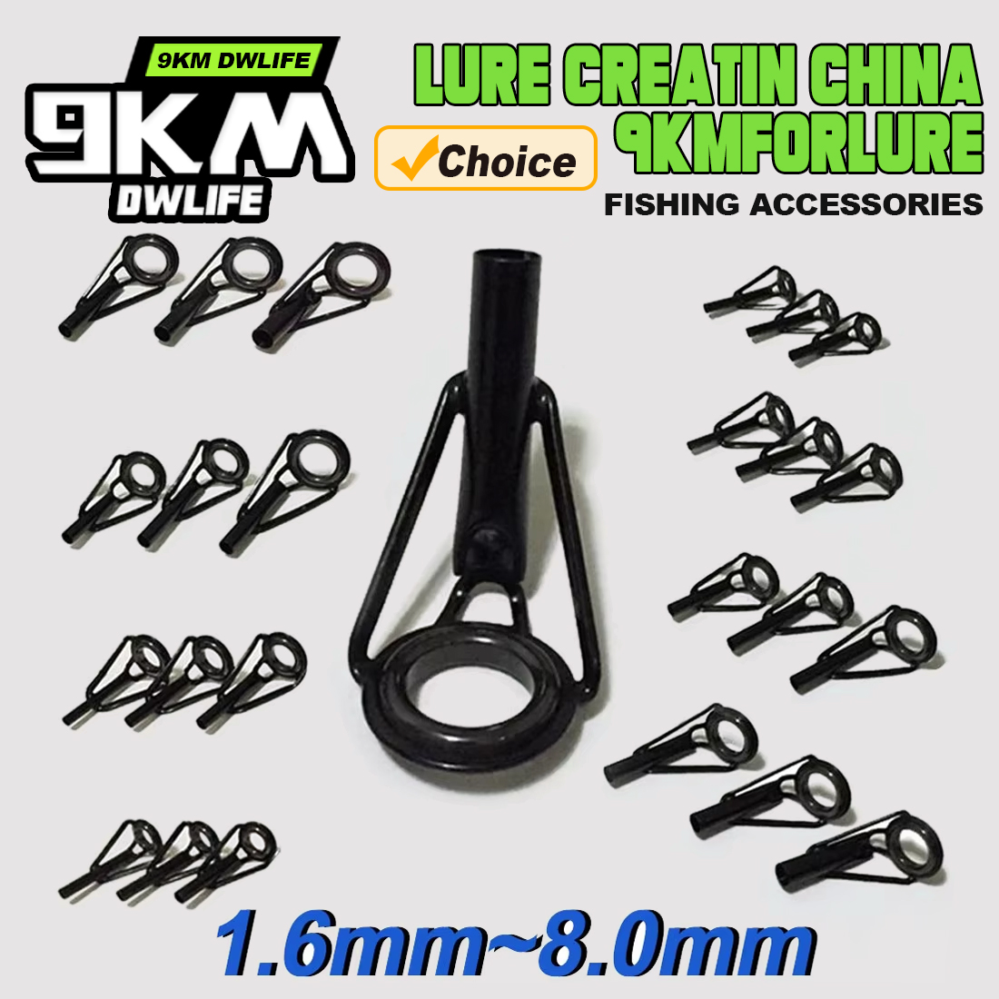 5Pcs Zestaw naprawczy prowadni – Fishing Rod Building Kit recenzja i cena